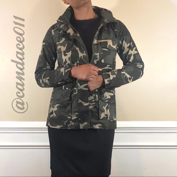 ♥️LAST ONE!♥️ Camouflage Hoodie Utility Jacket - Picture 3 of 8